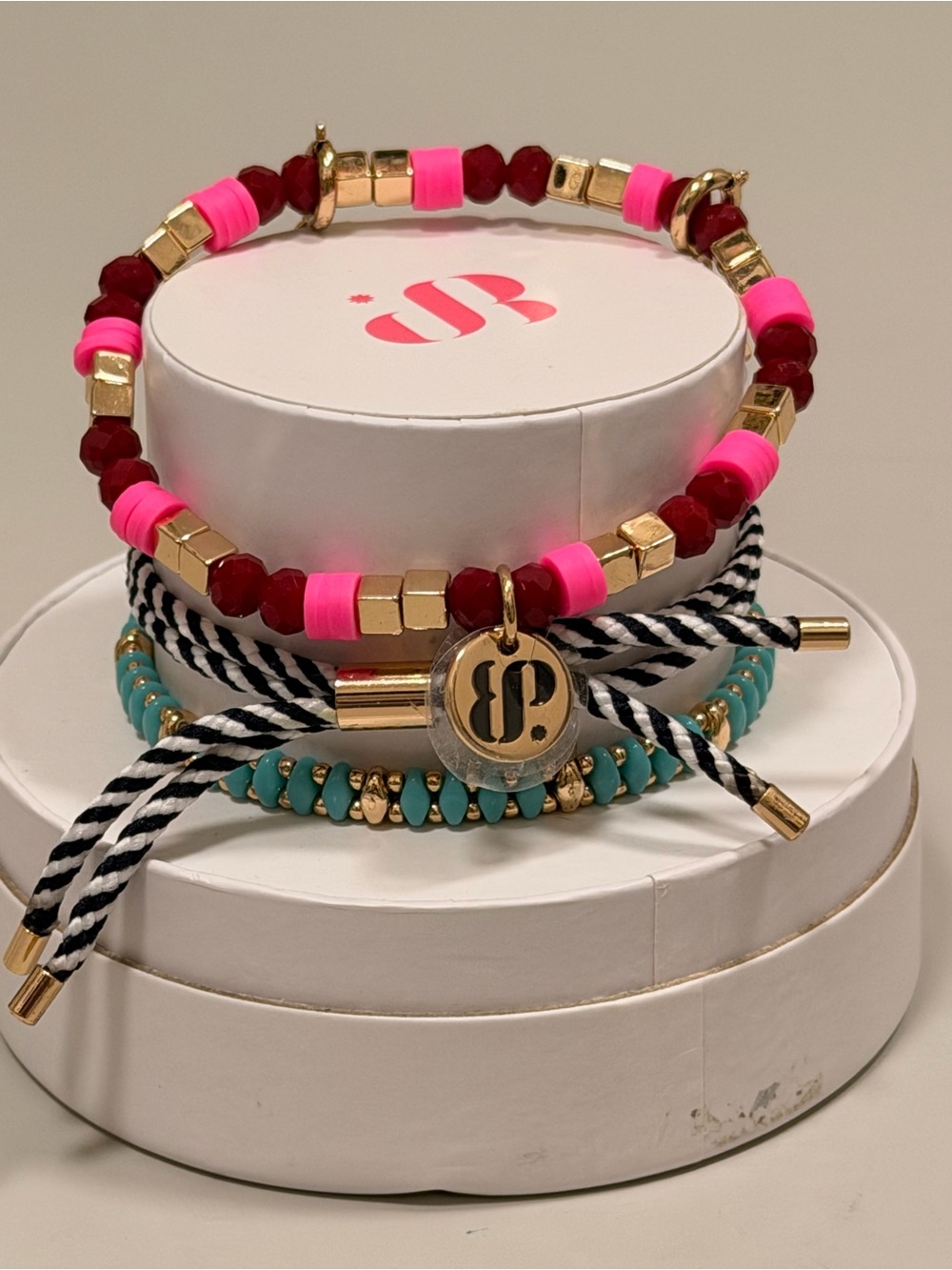 Bomb Party NWT! “Tell me about it, Stud” Grease inspired Bracelet Stack